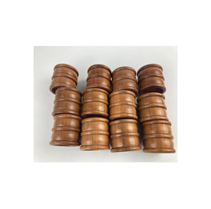 Ronds de serviette en bois Anneaux de forme ronde naturelle pour la décoration de table pour la décoration de table et les accessoires - Product Image 6