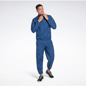 Conjunto Deportivo Cortavientos para Hombre, Estilo Urbano, Impermeable, Transpirable, para Deportes al Aire Libre, Chaqueta con Capucha Estampada, Color Sólido - Product Image 1