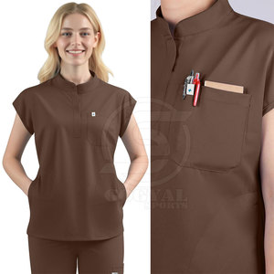 ชุดสครับแพทย์ผู้หญิง ดีไซน์ใหม่ล่าสุด ผลิตจากผ้าฝ้าย 100% ขายดี - Product Image 4
