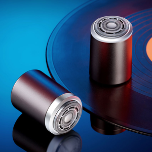 <span class=keywords><strong>HEIMA</strong></span>-Afeitadora eléctrica inalámbrica impermeable para hombre, recortadora de barba de doble hoja LCD recargable con cuchillas de acero inoxidable - Product Image 6