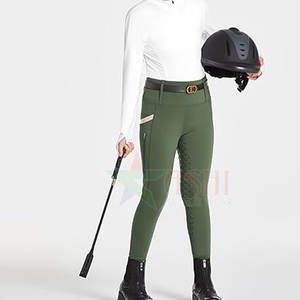 Leggings y Pantalones de Montar a Caballo para Mujer con Logotipo Personalizado, Impermeables, Resistentes al Viento, de Spandex/Poliéster, al por Mayor - Product Image 3