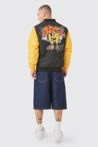 Chaqueta Bomber Varsity de Invierno 2025 para Hombre, Estilo Casual Urbano, Resistente al Viento, Colores y Logotipo Personalizables en la Parte Delantera - Product Image 2