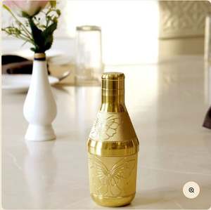 Bouteille de Mukhwas en laiton Globe entièrement durable et pliable avec différents modèles pour une application domestique - Product Image 3