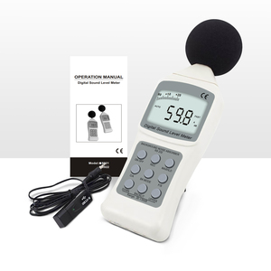 Factory Direct <strong>Digital</strong> Sound Level Meter 30-130dB, 35-130dB Background Noise Absorber A C Weight Large LCD Analog Bar - Product Image 6