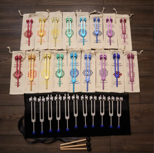 Diapasons internationaux Mars, 28 pièces, pour solfège, chakras et planètes - 28 diapasons planétaires, chakras... - Product Image 2