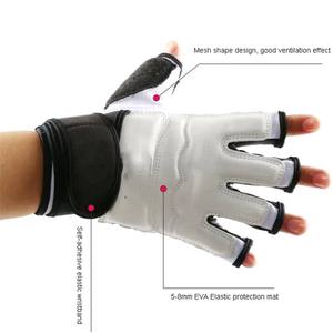 El último diseño Buen precio y buen material Servicios OEM WTF Taekwondo Guantes de mano Venta al por mayor Protección de manos - Product Image 4