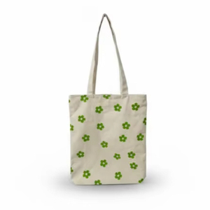 BloomCraft Floral Canvas <b>Tote</b> <b>Bags</b> with Long Handle Zipper Closure & Inside Pocket-<b>Wholesale</b> - Product Image 2
