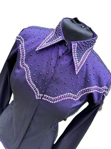 Chemise de spectacle de plaisir western rétro personnalisée chemise de rail de reine de rodéo pour les vêtements d'équitation des femmes - Product Image 2