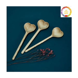 Juego de Cucharas de Madera Ecológicas para Cocina Casera, para Cocinar, Remover, Freír y Hornear - Product Image 3