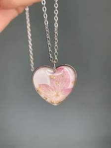 Boho Résine Époxy Bijoux Larme Goutte Narcisse Fleur Pendentif Véritable Fleur Séchée Collier pour Femmes Mariées Anniversaire De Mariage - Product Image 2