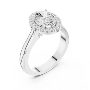 14K <b>Adjustable</b> <b>Silver</b> <b>Ring</b> with Crystal Stone Fashion Jewelry - Product Image 5