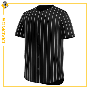 SAMAVIA Camisetas de Béisbol Personalizadas Duraderas y Transpirables, Ropa Deportiva 100% Poliéster para Equipos de EE. UU., Ajuste Personalizado - Product Image 2