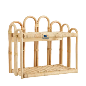 Décoration murale en rotin tissé à la main écologique pratique prix de conception de base artisanat raisonnable produits du Vietnam - Product Image 6