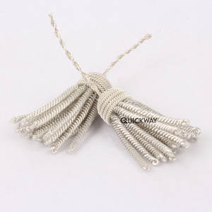 Suministro directo 2024 Borlas de lingotes de oro francés para prendas de vestir Borlas uniformes al por mayor para ropa - Product Image 3