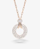 Collar de Cadena Cubana con Colgante de Moissanita de Plata de Ley de Calidad Premium, Chapado en Oro Rosa de 18k, Estilo Hip Hop Iced, Regalo