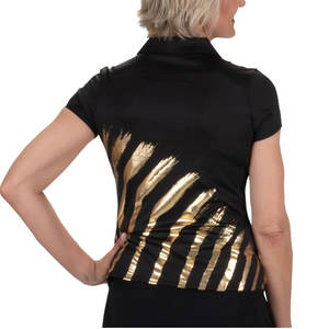 Ropa de Golf, Camisetas Polo Blancas o Negras Lisas de Poliéster Dry-Fit para Mujer, con Diseño Personalizado Bordado o Impreso - Product Image 2