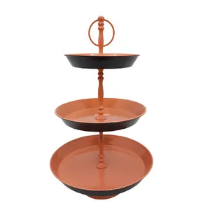 Affordable Pricing New Design Stylish High Quality Metal 3 Tier Cake Stand For Wedding Display Decoration Handmade Powder Coated