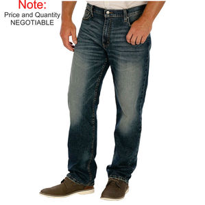 Pantalones vaqueros holgados cómodos para hombre, pantalones vaqueros informales de moda con diseño personalizado estampado recto para todas las estaciones - Product Image 5