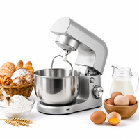 Batteur sur socle électrique 4L 5L OEM ODM pour la maison, machine de cuisine professionnelle, pétrin, batteur à œufs, mélangeur alimentaire pour la pâtisserie domestique