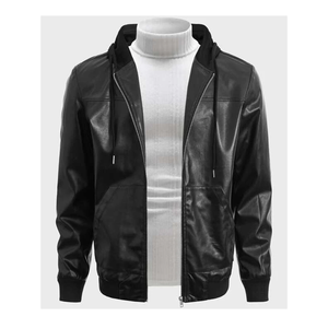 แจ็กเก็ตหนังผู้ชายน้ำหนักเบาออกแบบได้ตามที่ต้องการ - Product Image 1