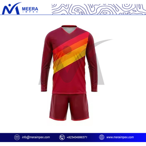 2025 dernière arrivée multi couleurs Football uniforme personnalisé Sublimation impression 100% Polyester tissu col en v hommes maillot de Football - Product Image 3