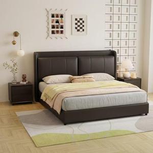 <span class=keywords><strong>Letto</strong></span> Moderno di Lusso a Basso Profilo con Struttura KD, Salvaspazio per Piccoli Appartamenti, <span class=keywords><strong>Letto</strong></span> <span class=keywords><strong>Matrimoniale</strong></span> con Cassetti e Testiera con Schienale Alto - Product Image 3