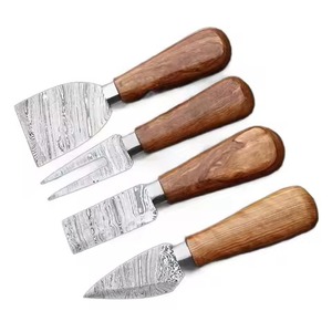 Ensemble de couteaux à fromage en acier inoxydable avec fourchette décorative, épandeur, trancheur, couleur personnalisée, passe au lave-vaisselle - Product Image 2