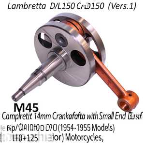 Cigüeñal Completo de 14 mm con Buje de Extremo Pequeño para Lambretta D/LD150 + LD125 (Modelos 1954-1955) para Motocicletas - Product Image 3