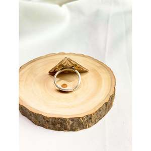 925 <b>Silver</b> Noor Chitai Triangular <b>Ring</b> Fine Quality Rose Gold and Gold Plated Trendy Inlay Gemstone <b>Ring</b> Gift - Product Image 4