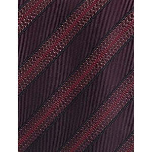 Cravatta da uomo Kenneth Cole Reaction Slim Metallic Dot Stripe, colore rosso, taglia regolare, in poliestere - Product Image 3