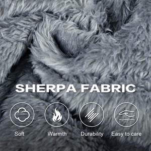Personalizado de alta calidad de invierno de manga larga de peso pesado Sherpa Fleece hombres sudaderas con capucha 100% algodón pulóver básico sudaderas con capucha - Product Image 4