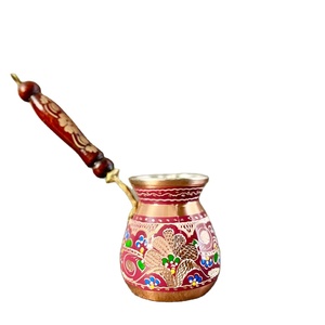 Cafetière turque en cuivre massif personnalisée, élégante, vaisselle, tasse à café, décoration de table pour la maison, la cuisine, le restaurant, les fêtes, vente en gros - Product Image 1