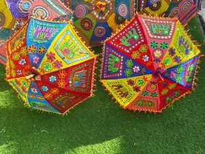 ร่มงานฝีมือคลาสสิกมีชีวิตชีวาสำหรับงานแต่งงานงานเลี้ยงตกแต่งเทศกาล-shaadi Baby Shower & Photoshop Essentials - Product Image 2