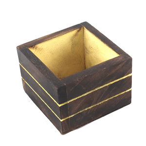 Vase à fleurs en bois de décoration de Style nordique Pot de fleur de Style moderne multicolore et Pot de bureau pour la décoration de la maison et du salon - Product Image 3