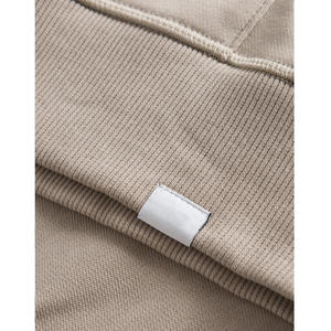 Sweats à capuche pour hommes Pull respirant en coton et polyester Tissu OEM Manches longues Col à capuche Sweat uni uni - Product Image 6