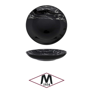 Assiette creuse M1934 Thunder Deep noire Argento Coupe Gourmet 26 cm – Fournitures de restaurant, vaisselle de traiteur, vente en gros - Product Image 4