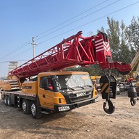 Grue mobile haute performance de 50 tonnes, moteur Cummins, modèle 2019, hauteur de levage de 59 m, pour travaux de construction lourds, d'occasion