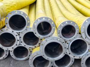 <span class=keywords><strong>Tuyau</strong></span> en caoutchouc à <span class=keywords><strong>aspiration</strong></span> et à éjection de grand diamètre personnalisable avec raccord à bride - Product Image 5