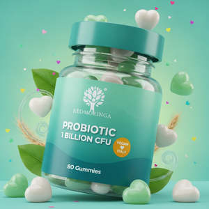Gummies Probiotiques 1 Milliard UFC Immunité & Digestion 80 Unités OEM Marque Privée Italie RedMoringa - Product Image 1