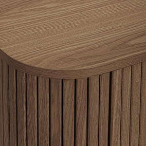 Mesita de noche de madera MDF maciza de diseño Industrial moderno de mediados de siglo con cajón de almacenamiento, mesita de noche de dormitorio de lujo, sala de estar para el hogar - Product Image 6