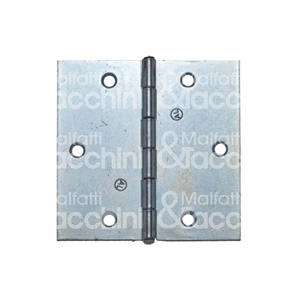 CHARNIÈRES CARRÉES Art. Acier galvanisé 121 avec goupille galvanisée - Product Image 1