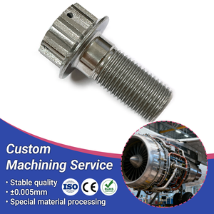 บริการงานกลึง CNC สำหรับสลักเกลียวหน้าแปลน 12 จุด ทำจากอินโคเนล 718 สำหรับอุตสาหกรรมการบิน พร้อมหัวกลึงด้วย EDM และการอบชุบความแม่นยำสูง - Product Image 1