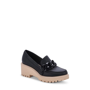 Mocassino Dolce Vita Haris con Plateau in Pelle Nera, Taglia 9 - Product Image 1