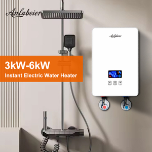 Anında Isıtıcı Şofbensız Su Isıtıcısı 6000W 110V 220V ABD Suudi Arabistan İsrail IPX4 Dokunmatik Ekran Paslanmaz Çelik Fabrika OEM ODM - Product Image 5
