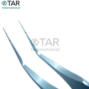 คีมปากคีมปากแหลมแบบตรงปลายแหลม13มม. ยาวเป็นฟันเลื่อยเชื่อมต่อกันเครื่องมือผ่าตัดต้อกระจก - Product Image 6