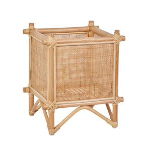 Vente en gros, support suspendu moderne en rotin et osier écologique fait à la main, support pour jardinière, porte-fleurs, bon prix, jardin d'extérieur du Vietnam - Product Image 4