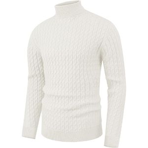 Suéter cálido de invierno de calidad profesional, suéter informal para hombre, suéter de punto de poliéster para hombre - Product Image 6