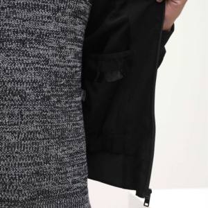 Vente en gros logo personnalisé blouson coupe-vent d'hiver pour hommes grande taille en nylon satin avec col montant pour garçons - Product Image 2