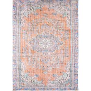 Alfombras de Lana Anudadas a Mano de Gran Tamaño, Diseño de Medallón Rojo y Naranja, para Sala de Estar o Pasillo - Pae-3275 - Product Image 1