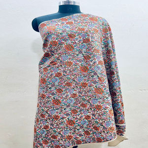 Châle en pashmina luxueux fait main KC ENTERPRISES, broderie Sozni FW Rose Jamawar, artisanat exquis, art kashmiri de qualité supérieure - Product Image 2